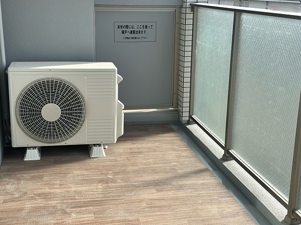 エアコンの室外機の設置場所